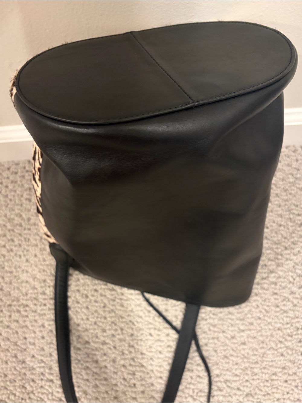 J.Crew Berkeley Bucket Bag in Leather and Calf Hair - Picture 10 of 10